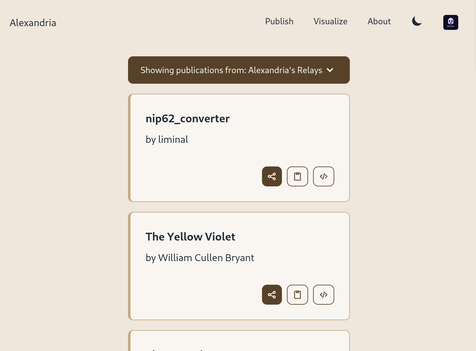 Landing page